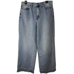 Madewell Super Wide Leg 90s High Rise Medium Wash Jeans